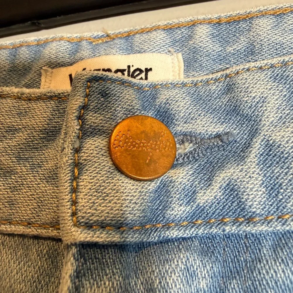 Wrangler Bonnie 683 Loose Flare High Rise Denim Jeans Women's 29x32 Blue NWOT - Picture 7 of 15